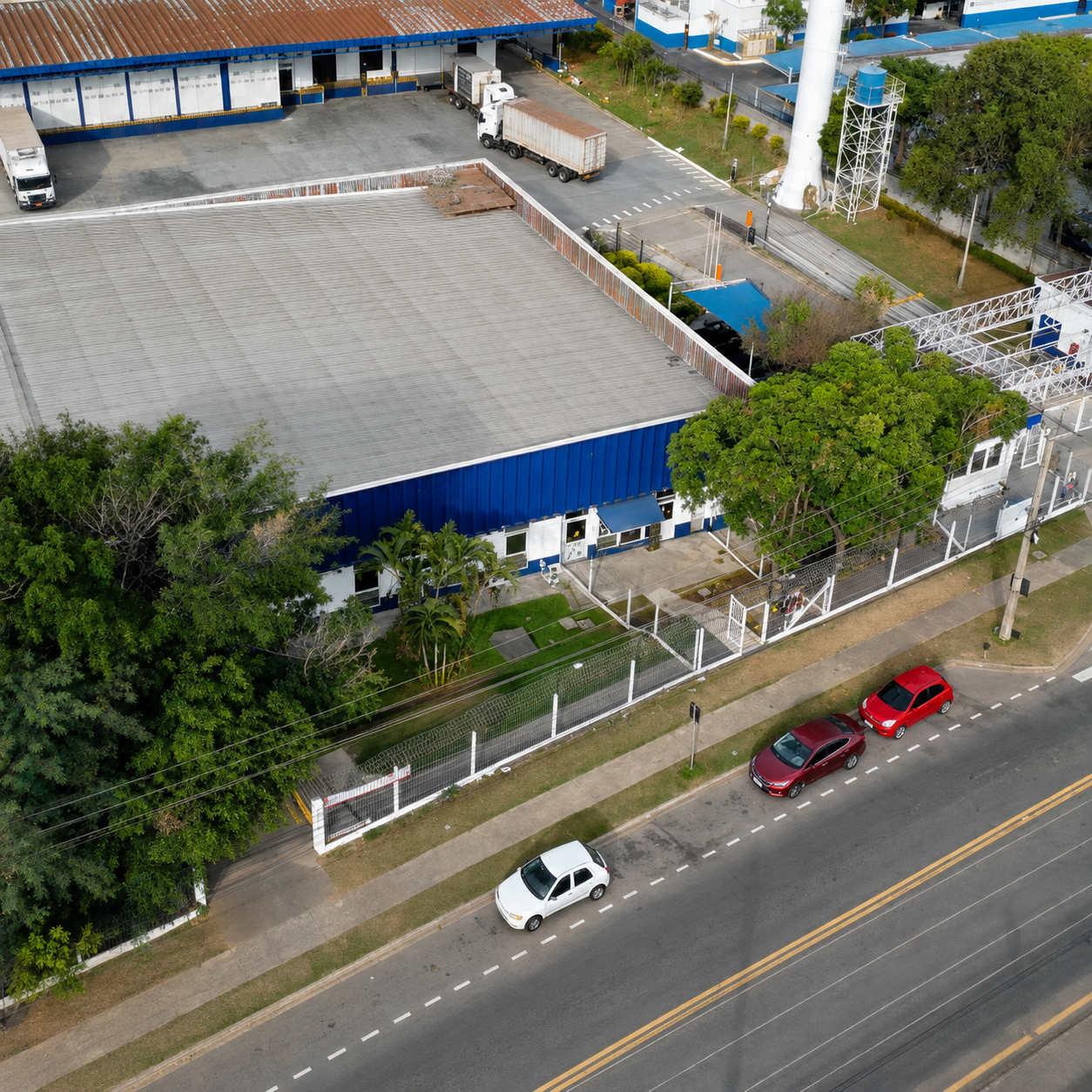 Balança rodoviária de 80t no pátio DOCA23